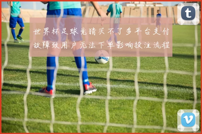 世界杯足球竞猜买不了多平台支付故障致用户无法下单影响投注流程